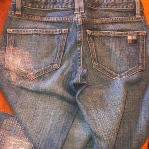 Salt works Designer Jeans Size 24 Rainbow detail
